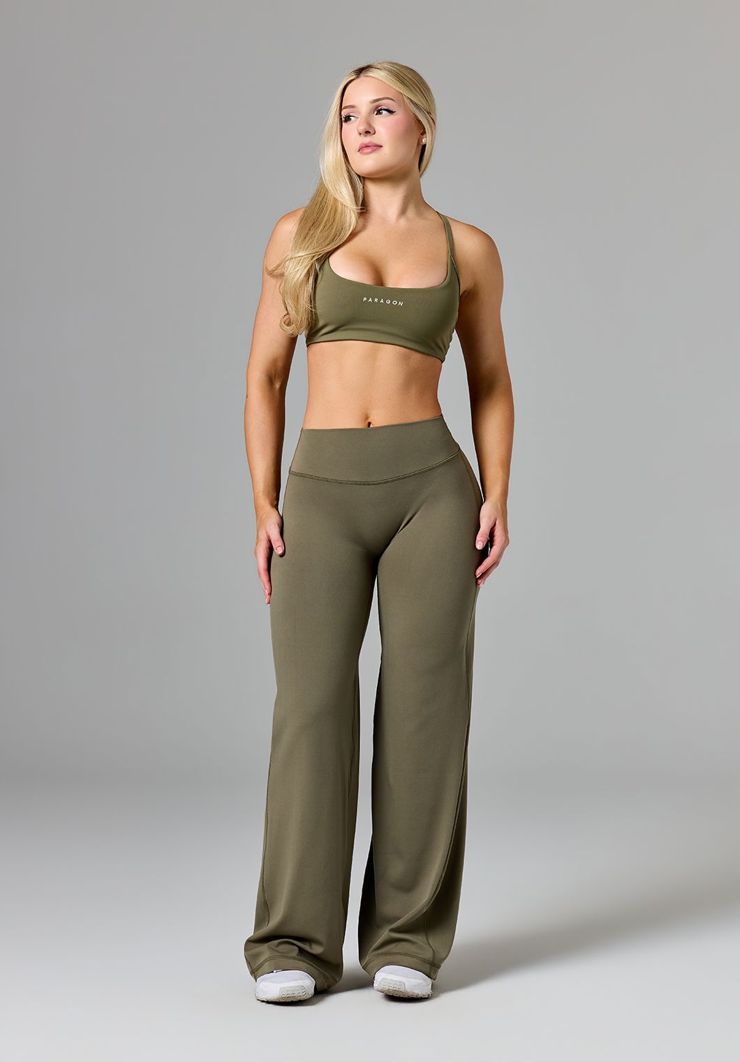 Reluna™ Original Sculptseam® Mid-Rise Straight Leg Pant Short - Everglades Leggings/Joggers Paragon Fitwear 