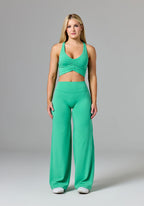 Reluna™ Original Sculptseam® Mid-Rise Straight Leg Pant Short - Palm Leaf Leggings/Joggers Paragon Fitwear 