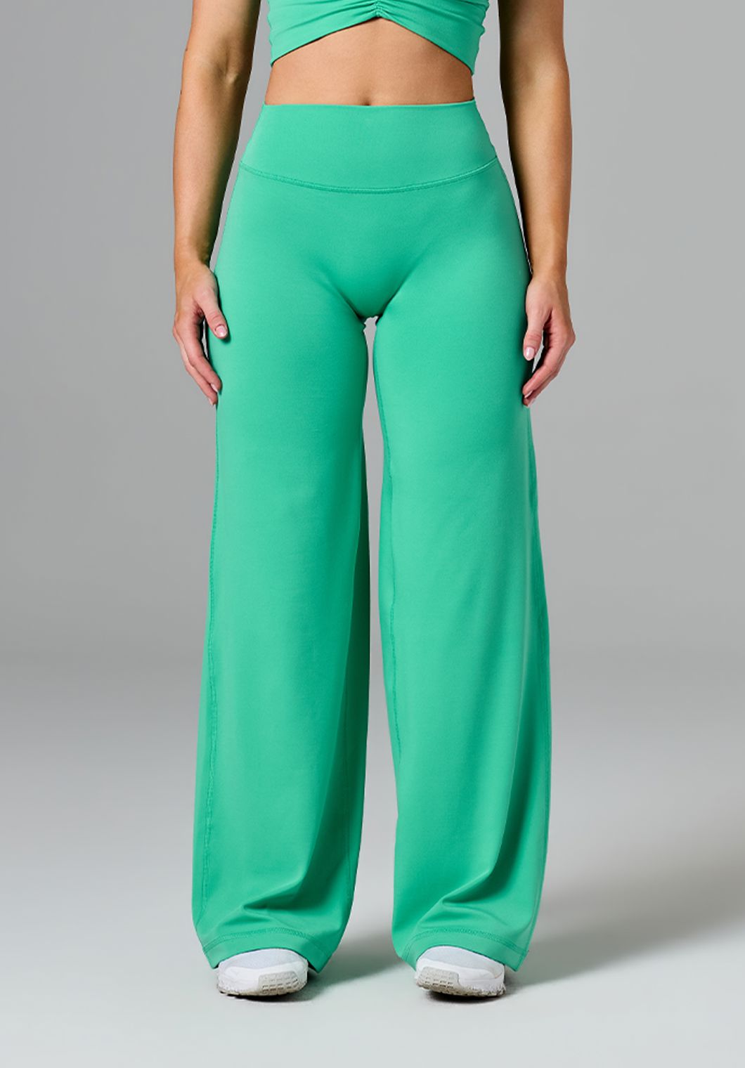 Reluna™ Original Sculptseam® Mid-Rise Straight Leg Pant Short - Palm Leaf Leggings/Joggers Paragon Fitwear 