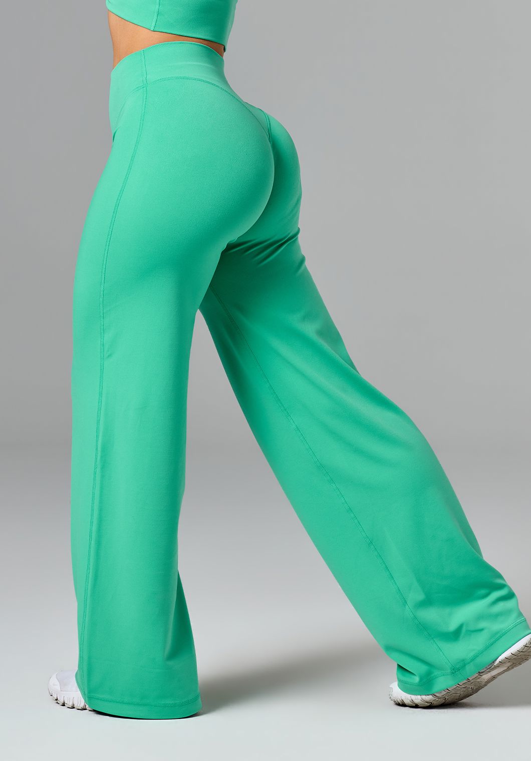 Reluna™ Original Sculptseam® Mid-Rise Straight Leg Pant Short - Palm Leaf Leggings/Joggers Paragon Fitwear 