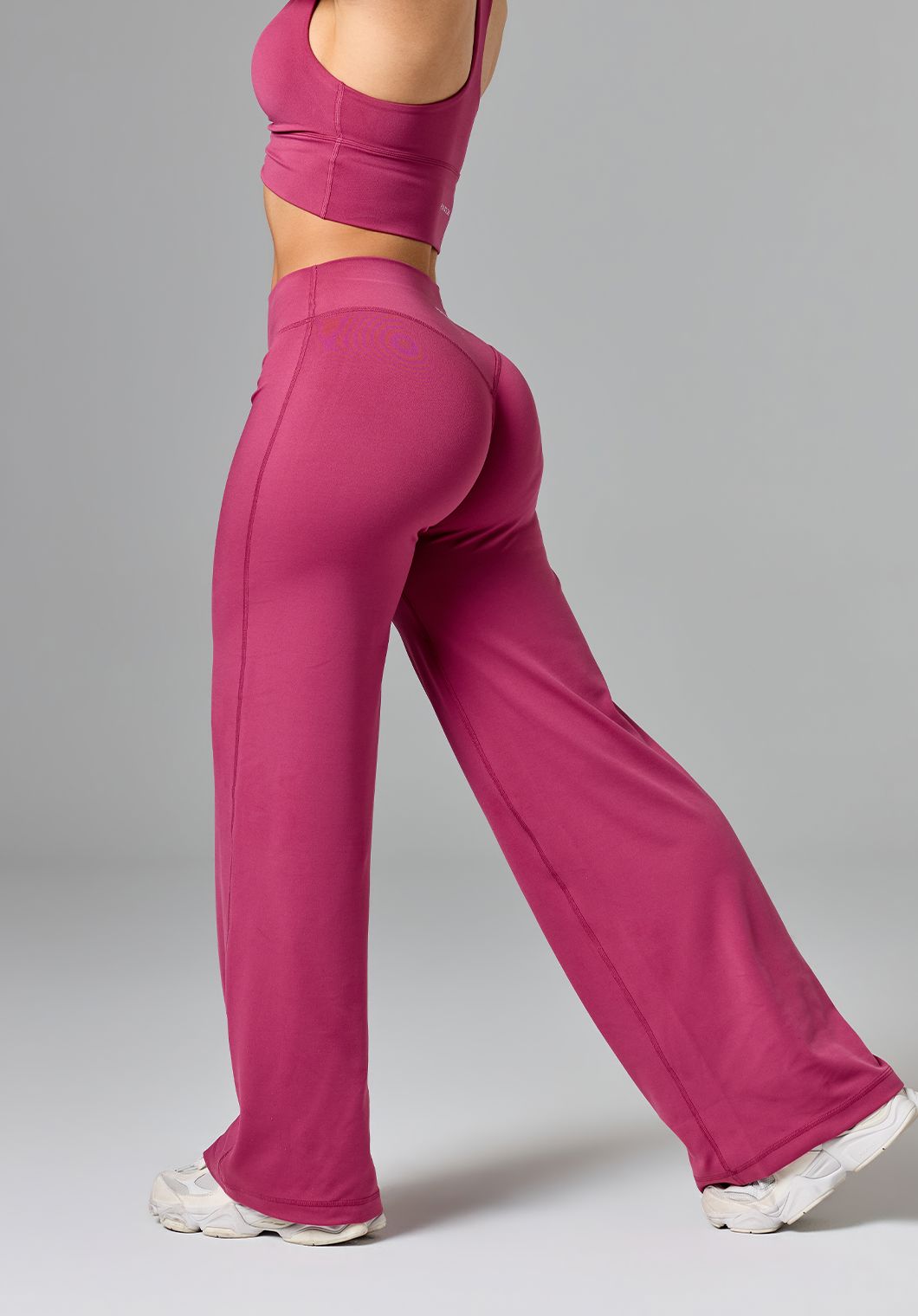 Reluna™ Original Sculptseam® Mid-Rise Straight Leg Pant Short - Raspberry Leggings/Joggers Paragon Fitwear 