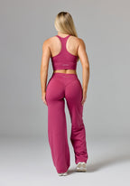 Reluna™ Original Sculptseam® Mid-Rise Straight Leg Pant Short - Raspberry Leggings/Joggers Paragon Fitwear 