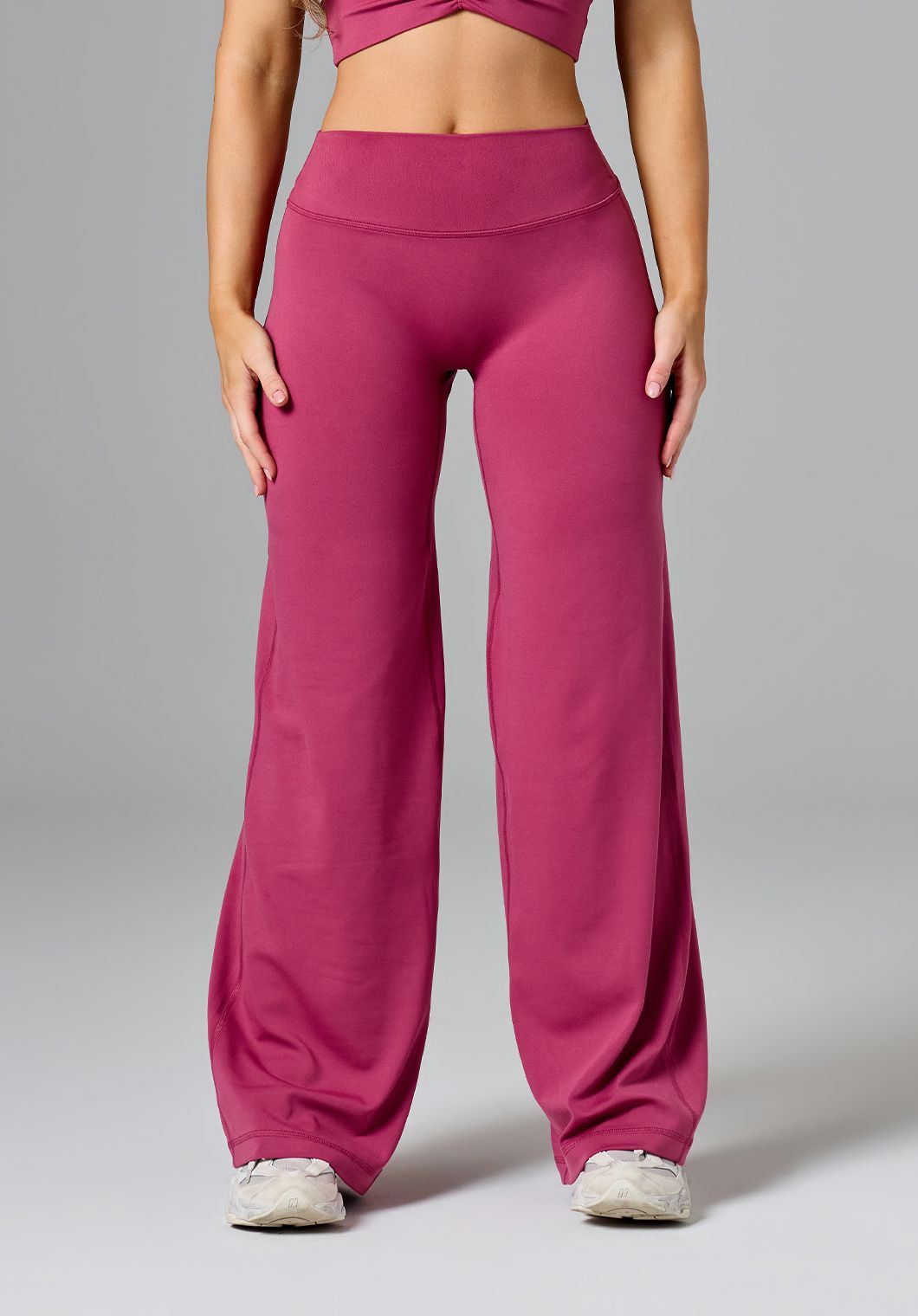 Reluna™ Original Sculptseam® Mid-Rise Straight Leg Pant Short - Raspberry Leggings/Joggers Paragon Fitwear 