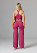 Reluna™ Original Sculptseam® Mid-Rise Straight Leg Pant Short - Raspberry Leggings/Joggers Paragon Fitwear 