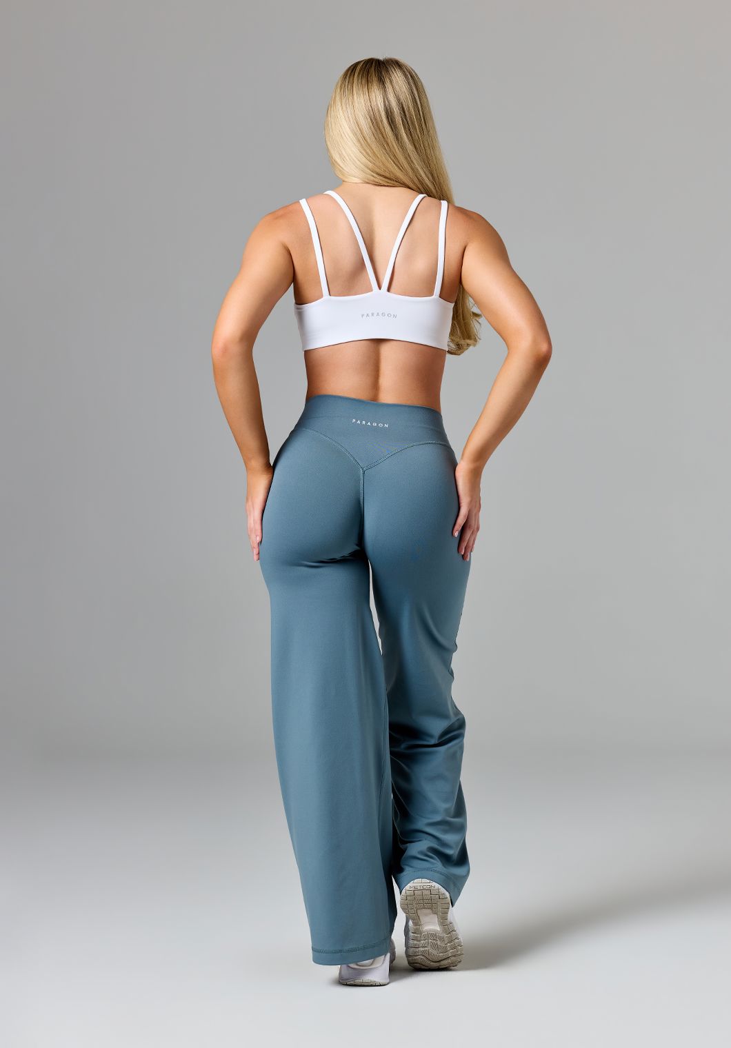 Reluna™ Original Sculptseam® Mid-Rise Straight Leg Pant Short - Slate Leggings/Joggers Paragon Fitwear 