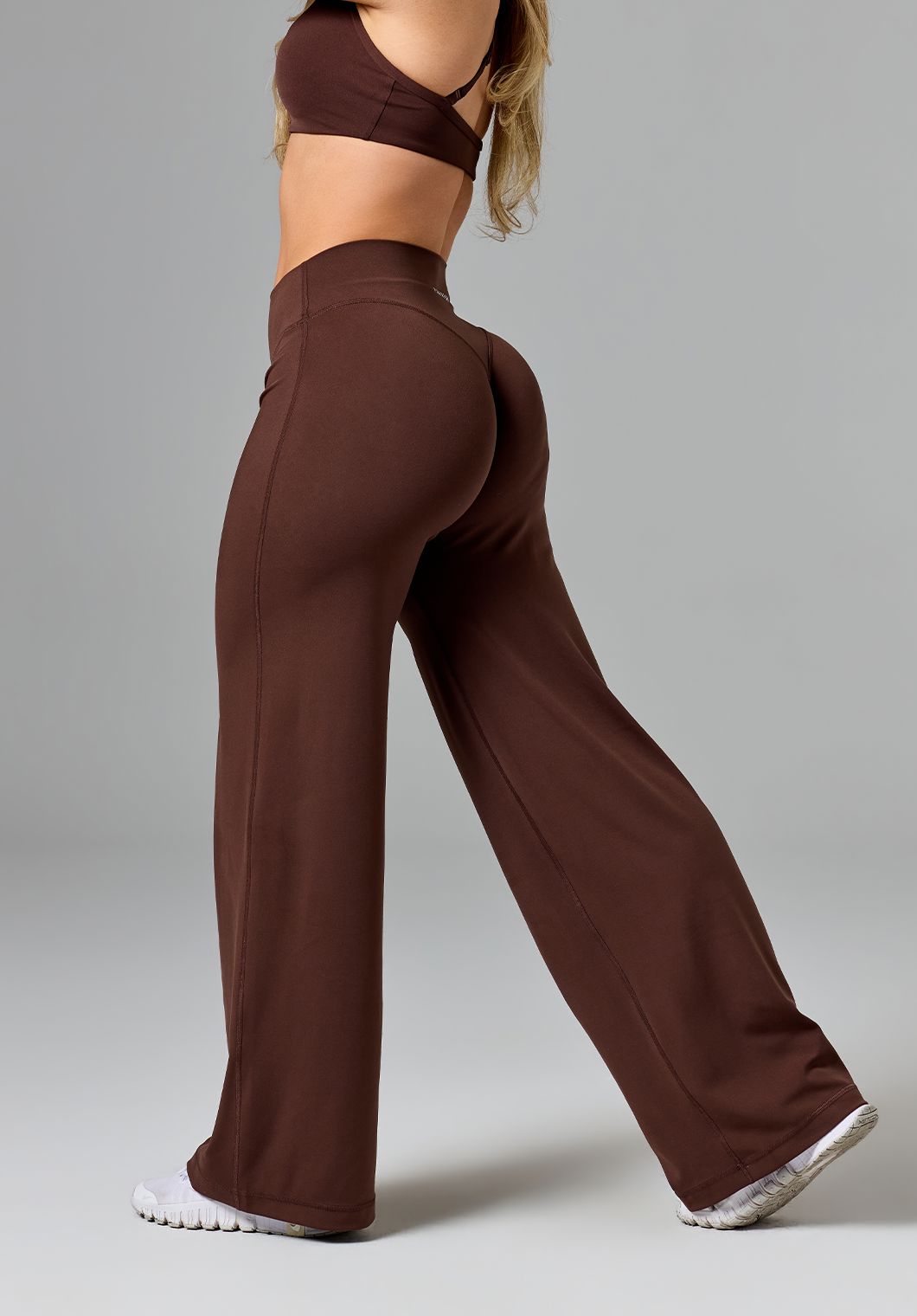 Reluna™ Original Sculptseam® Mid-Rise Straight Leg Pant Short - Walnut Leggings/Joggers Paragon Fitwear 