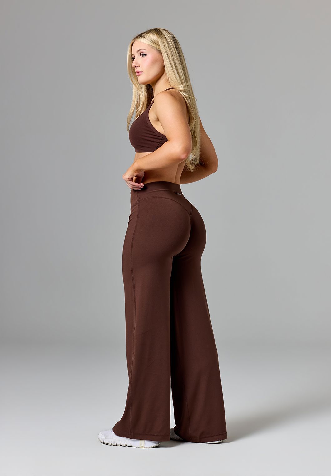 Reluna™ Original Sculptseam® Mid-Rise Straight Leg Pant Short - Walnut Leggings/Joggers Paragon Fitwear 