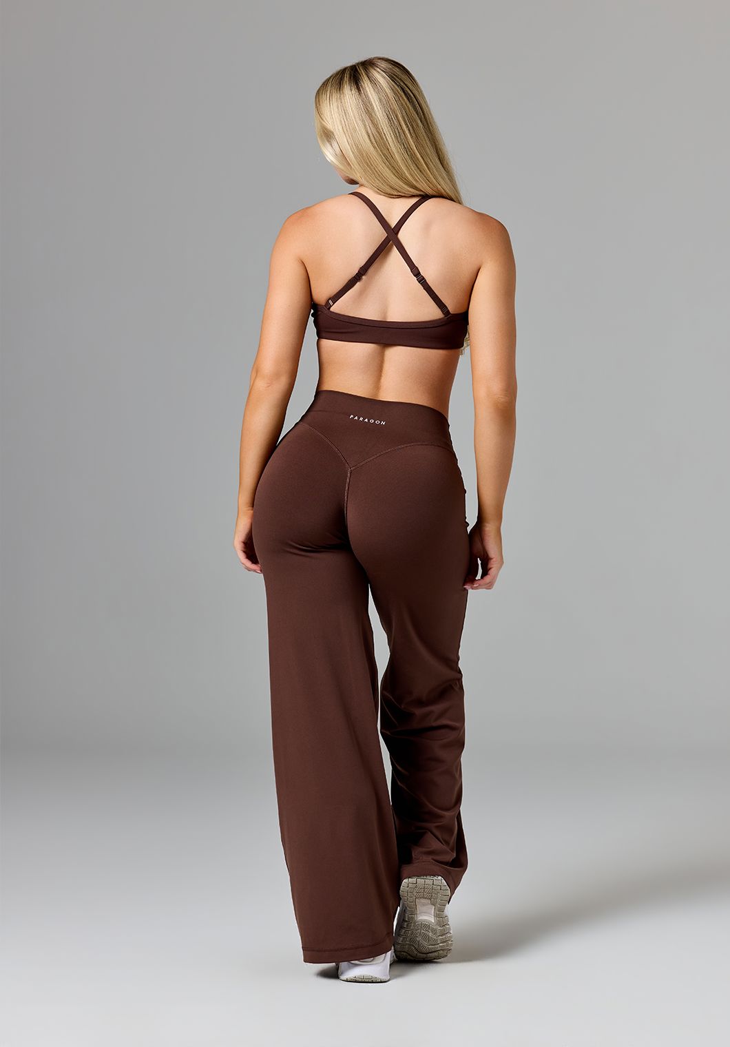 Reluna™ Original Sculptseam® Mid-Rise Straight Leg Pant Short - Walnut Leggings/Joggers Paragon Fitwear 