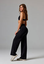 Reluna™ Original Sculptseam® Mid-Rise Straight Leg Pant Regular Black Leggings/Joggers Paragon Fitwear 