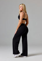 Reluna™ Original Sculptseam® Mid-Rise Straight Leg Pant Short Black Leggings/Joggers Paragon Fitwear 