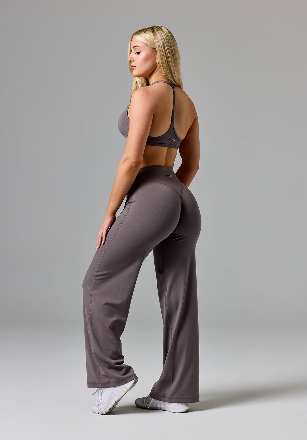Reluna™ Original Sculptseam® Mid-Rise Straight Leg Pant Short Cement Leggings/Joggers Paragon Fitwear 