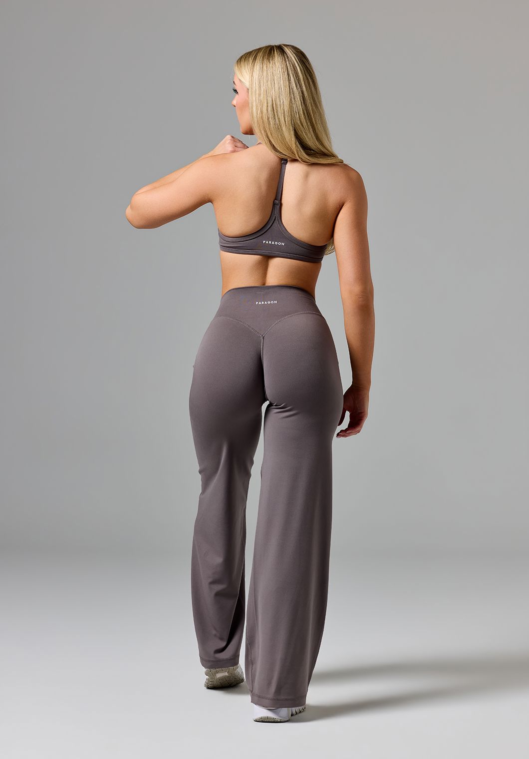 Reluna™ Original Sculptseam® Mid-Rise Straight Leg Pant Short Cement Leggings/Joggers Paragon Fitwear 