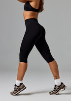 Reluna™ Original Sculptseam® Plus High-Rise Capri Black Leggings/Joggers Paragon Fitwear 