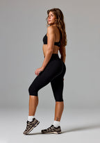 Reluna™ Original Sculptseam® Plus High-Rise Capri Black Leggings/Joggers Paragon Fitwear 