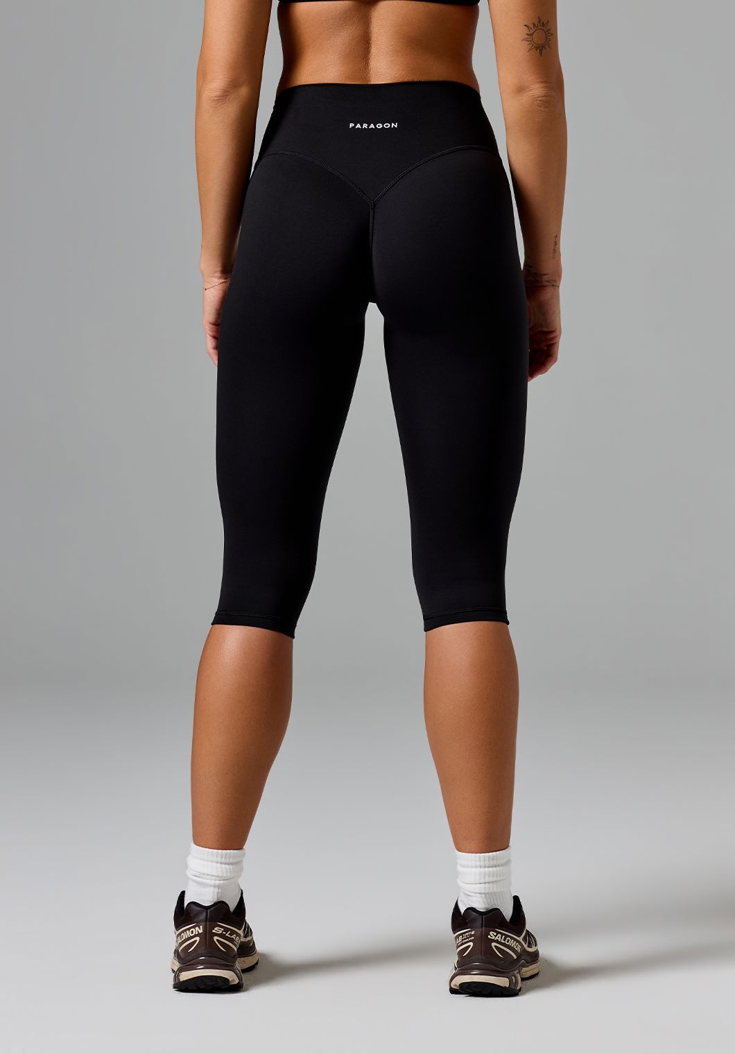 Reluna™ Original Sculptseam® Plus High-Rise Capri Black Leggings/Joggers Paragon Fitwear 
