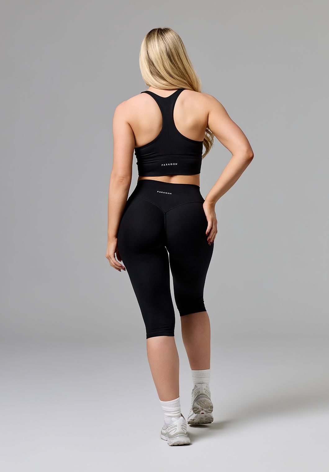 Reluna™ Original Sculptseam® Plus High-Rise Capri Black Capris Paragon Fitwear 