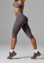 Reluna™ Original Sculptseam® Plus High-Rise Capri Cement Leggings/Joggers Paragon Fitwear 