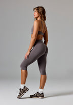Reluna™ Original Sculptseam® Plus High-Rise Capri Cement Leggings/Joggers Paragon Fitwear 