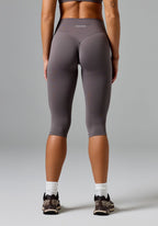 Reluna™ Original Sculptseam® Plus High-Rise Capri Cement Leggings/Joggers Paragon Fitwear 