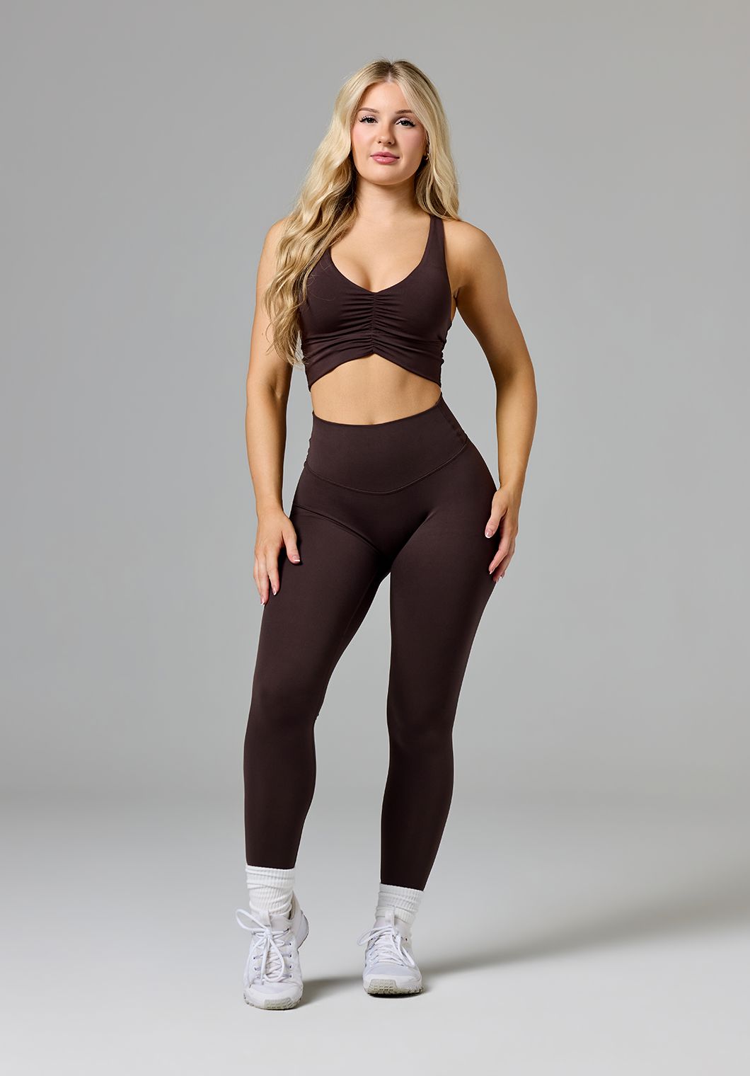 Reluna Original Sculptseam® Plus High-Rise Legging Espresso Leggings/Joggers Paragon Fitwear 