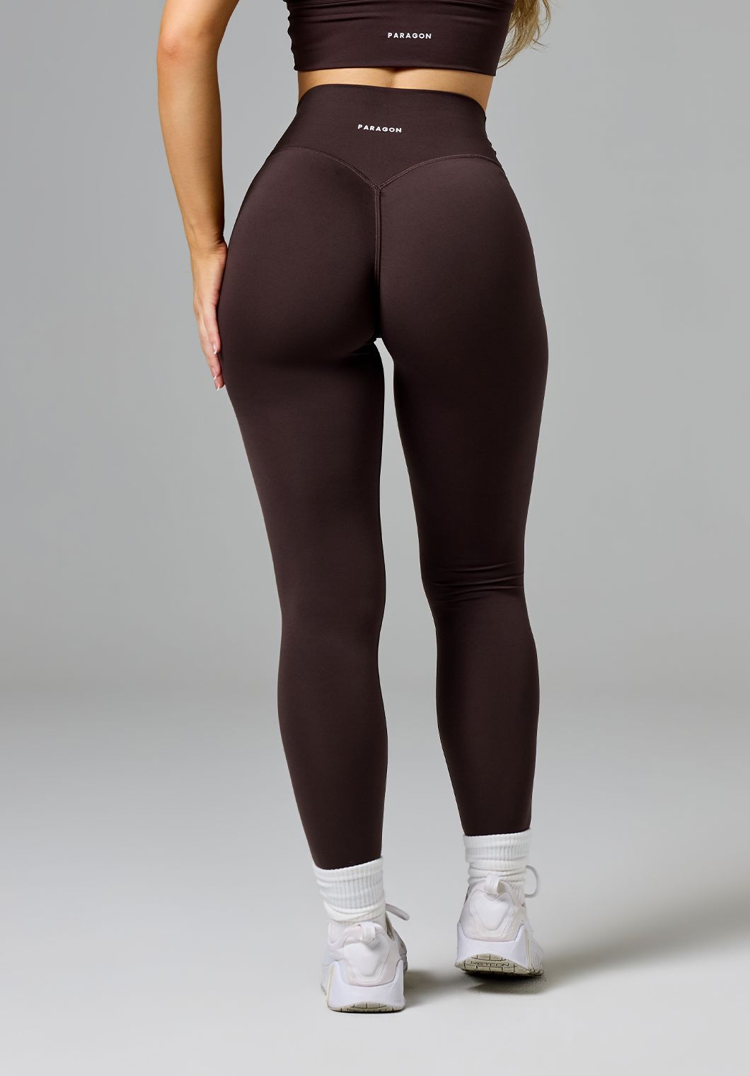 Reluna Original Sculptseam® Plus High-Rise Legging Espresso Leggings/Joggers Paragon Fitwear 