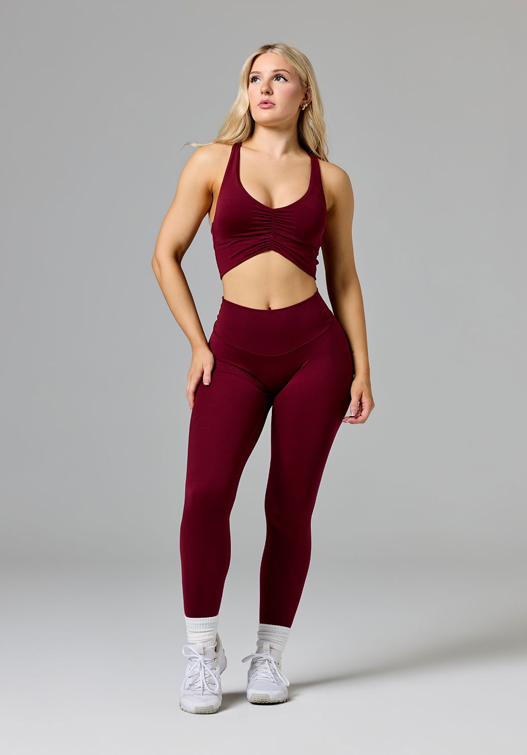 Reluna Original High-Rise Sculptseam® Plus Legging Red Velvet Leggings/Joggers Paragon Fitwear 