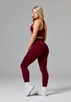 Reluna Original High-Rise Sculptseam® Plus Legging Red Velvet Leggings/Joggers Paragon Fitwear 