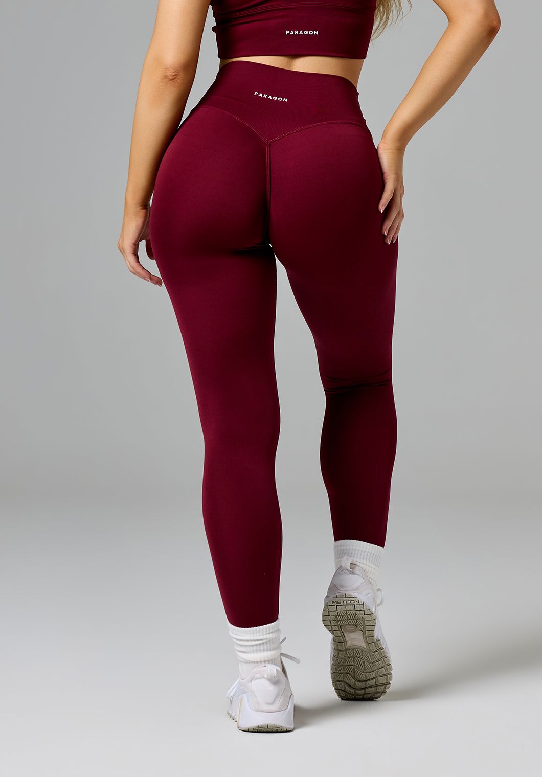 Reluna Original High-Rise Sculptseam® Plus Legging Red Velvet Leggings/Joggers Paragon Fitwear 