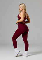 Reluna Original High-Rise Sculptseam® Plus Legging Red Velvet Leggings/Joggers Paragon Fitwear 