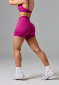 Reluna Original High-Rise Sculptseam® Plus Short 5" Berry Shorts Paragon Fitwear 