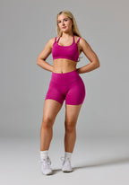Reluna Original High-Rise Sculptseam® Plus Short 5" Berry Shorts Paragon Fitwear 