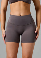 Reluna Original High-Rise Sculptseam® Plus Short 5" Cement Shorts Paragon Fitwear 
