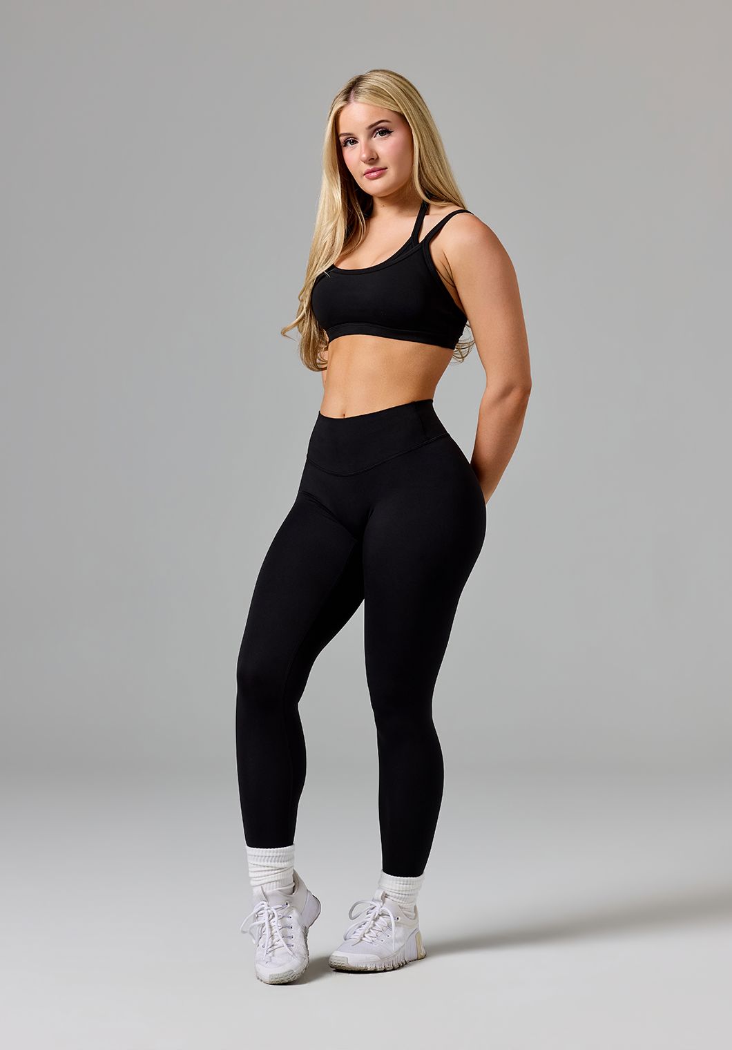 Reluna™ Original Sculptseam® Plus Mid-Rise Legging Black Leggings/Joggers Paragon Fitwear 