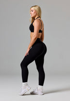 Reluna™ Original Sculptseam® Plus Mid-Rise Legging Black Leggings/Joggers Paragon Fitwear 