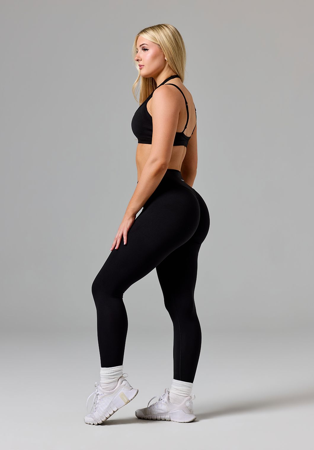 Reluna™ Original Sculptseam® Plus Mid-Rise Legging Black Leggings/Joggers Paragon Fitwear 