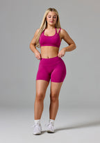 Reluna™ Original Mid-Rise Sculptseam® Plus Short 5" Berry Shorts Paragon Fitwear 