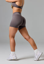 Reluna™ Original Mid-Rise Sculptseam® Plus Short 5" Cement Shorts Paragon Fitwear 