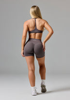 Reluna™ Original Mid-Rise Sculptseam® Plus Short 5" Cement Shorts Paragon Fitwear 