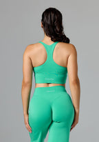 Reluna Ruched Bra Palm Leaf Sports Bras Paragon Fitwear 