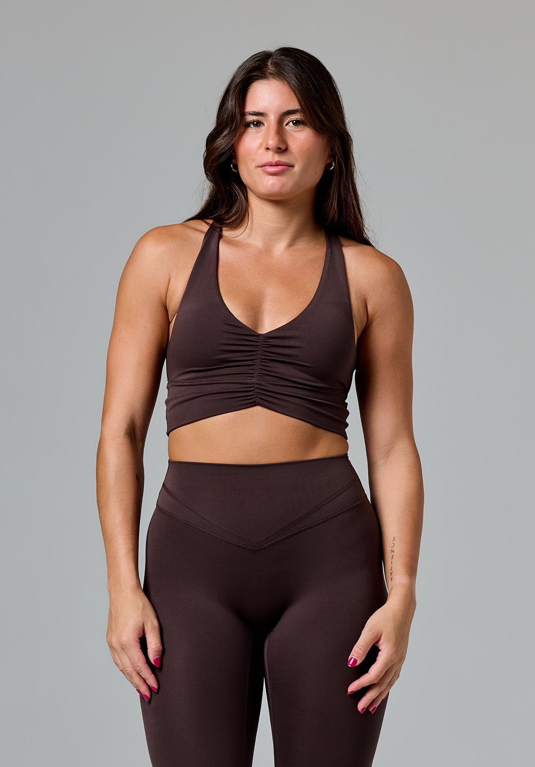 Reluna Ruched Bra Espresso