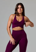 Reluna Ruched Sports Bra Velvet Sports Bras Paragon Fitwear 