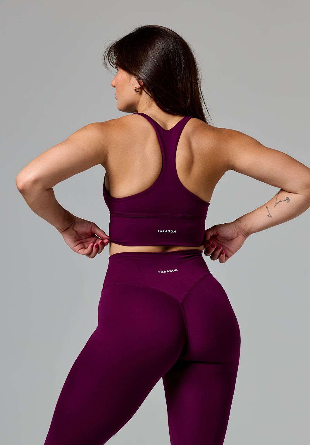 Reluna Ruched Sports Bra Velvet Sports Bras Paragon Fitwear 