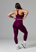 Reluna Ruched Sports Bra Velvet Sports Bras Paragon Fitwear 