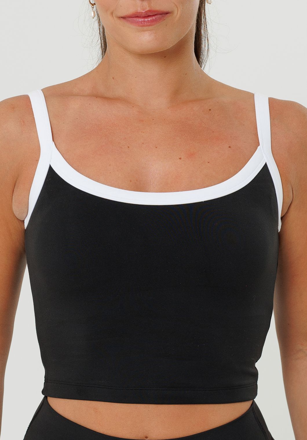 Reluna™ SmoothHold™ Low Back Top Black Tops/Tanks Paragon Fitwear 