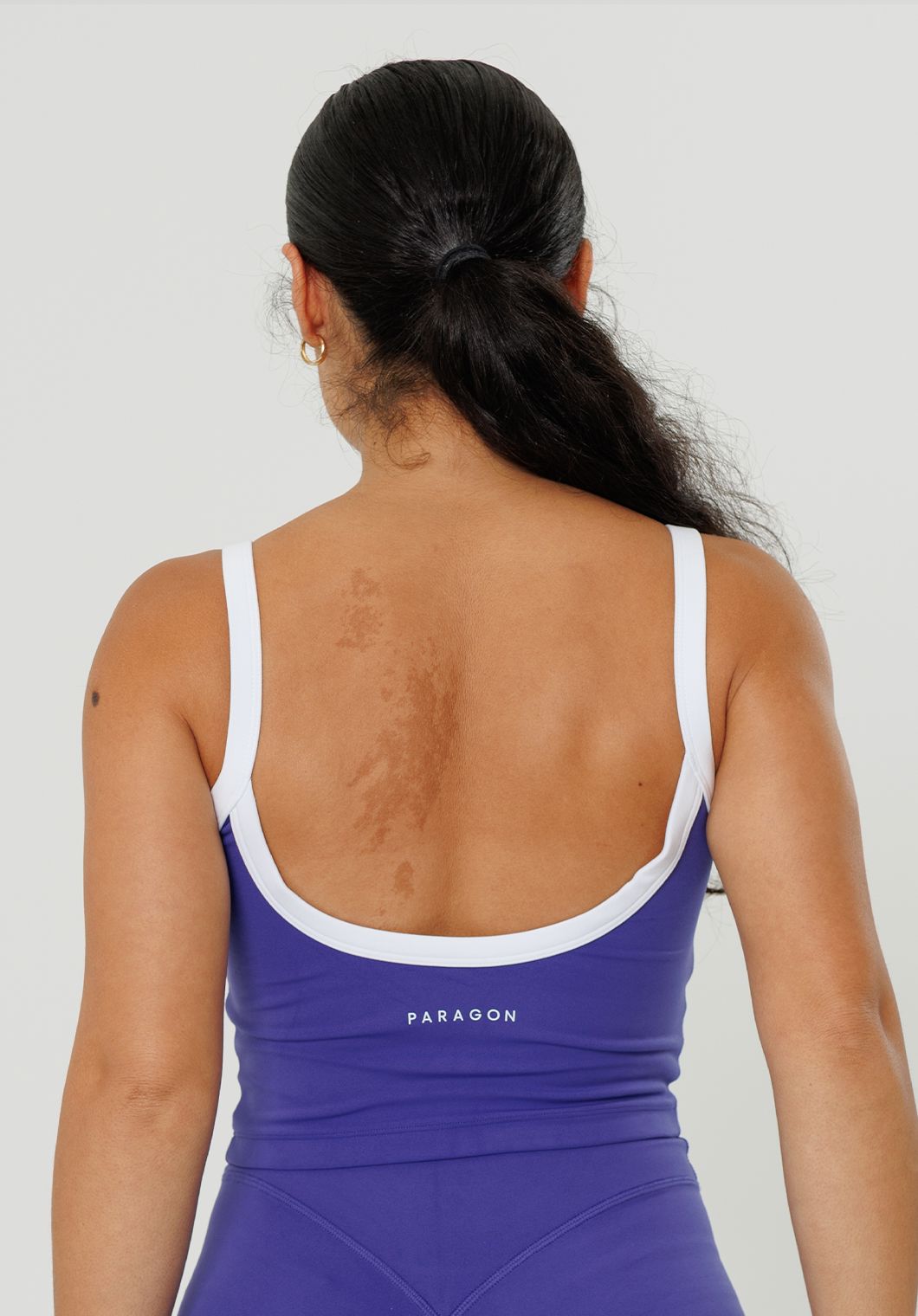 Reluna™ SmoothHold™ Low Back Top Electric Violet Tops/Tanks Paragon Fitwear 