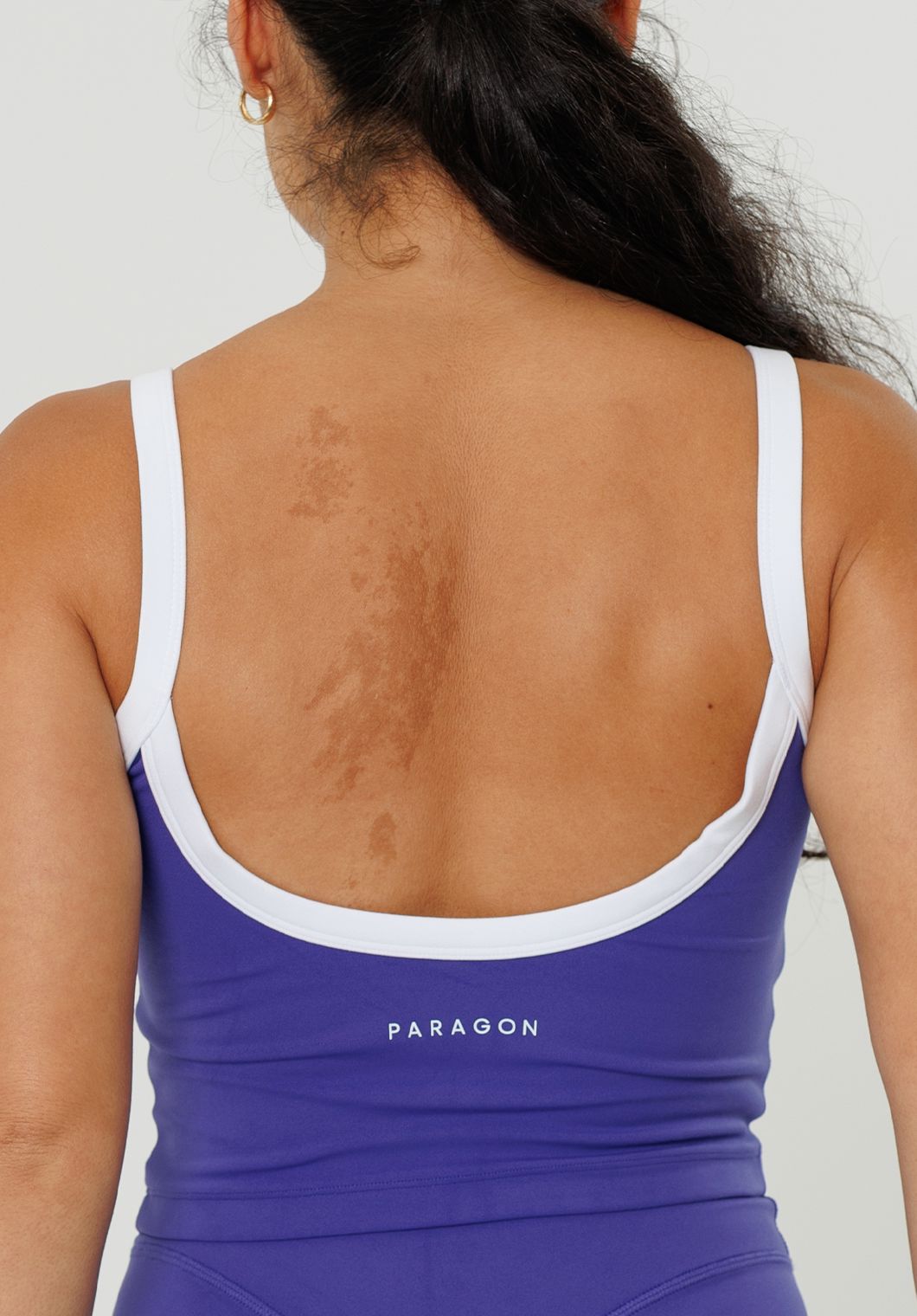 Reluna™ SmoothHold™ Low Back Top Electric Violet Tops/Tanks Paragon Fitwear 