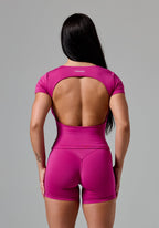 Reluna™ SmoothHold™ Open Back Top Berry Tops/Tanks Paragon Fitwear 