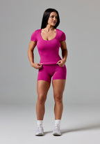 Reluna™ SmoothHold™ Open Back Top Berry Tops/Tanks Paragon Fitwear 