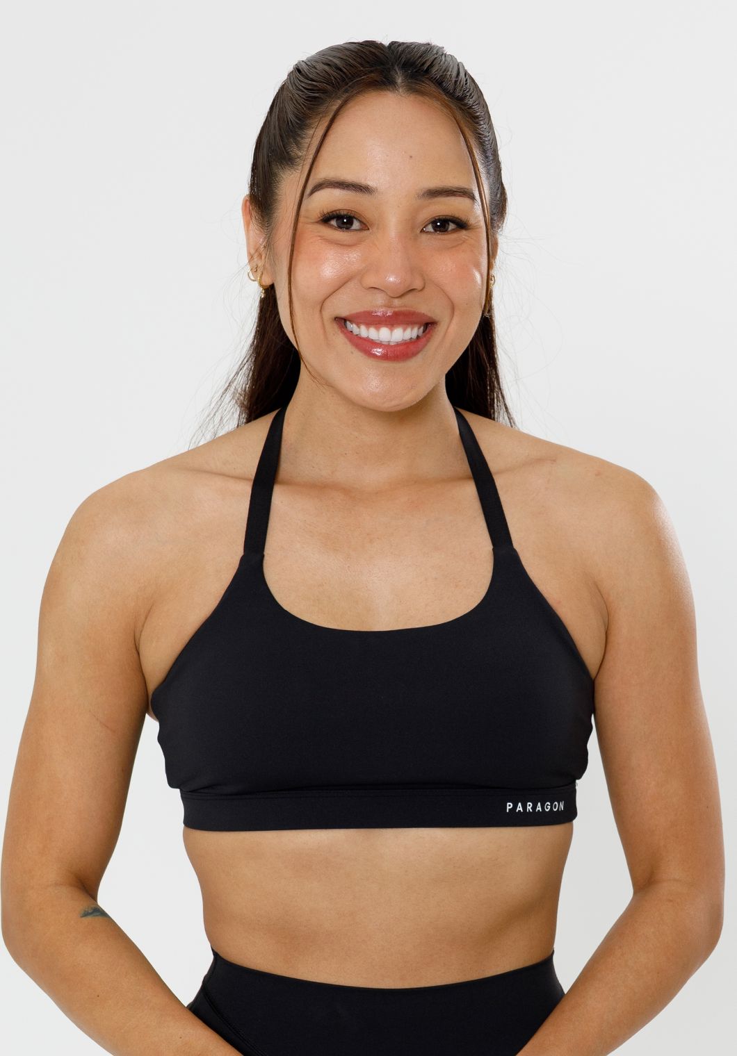 Recstretch™ Rise Bra Black Sports Bras Paragon Fitwear 