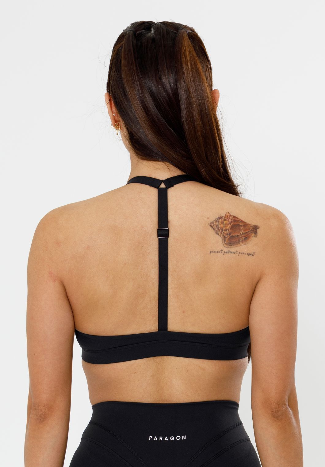 Recstretch™ Rise Bra Black Sports Bras Paragon Fitwear 